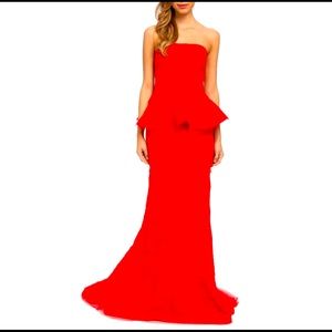 Adrianna Pappell Peplum Dress